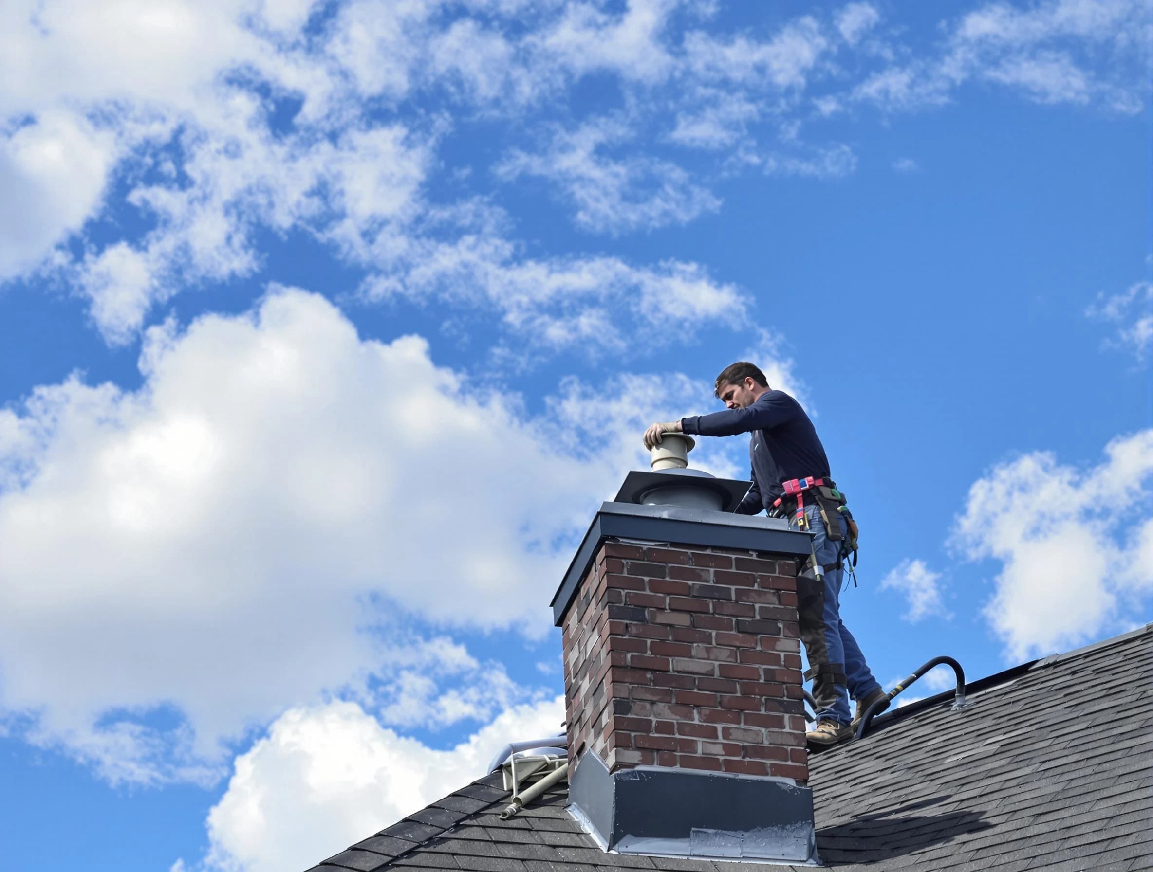 Placitas Chimney Sweep installing a sturdy chimney cap in Placitas, NM