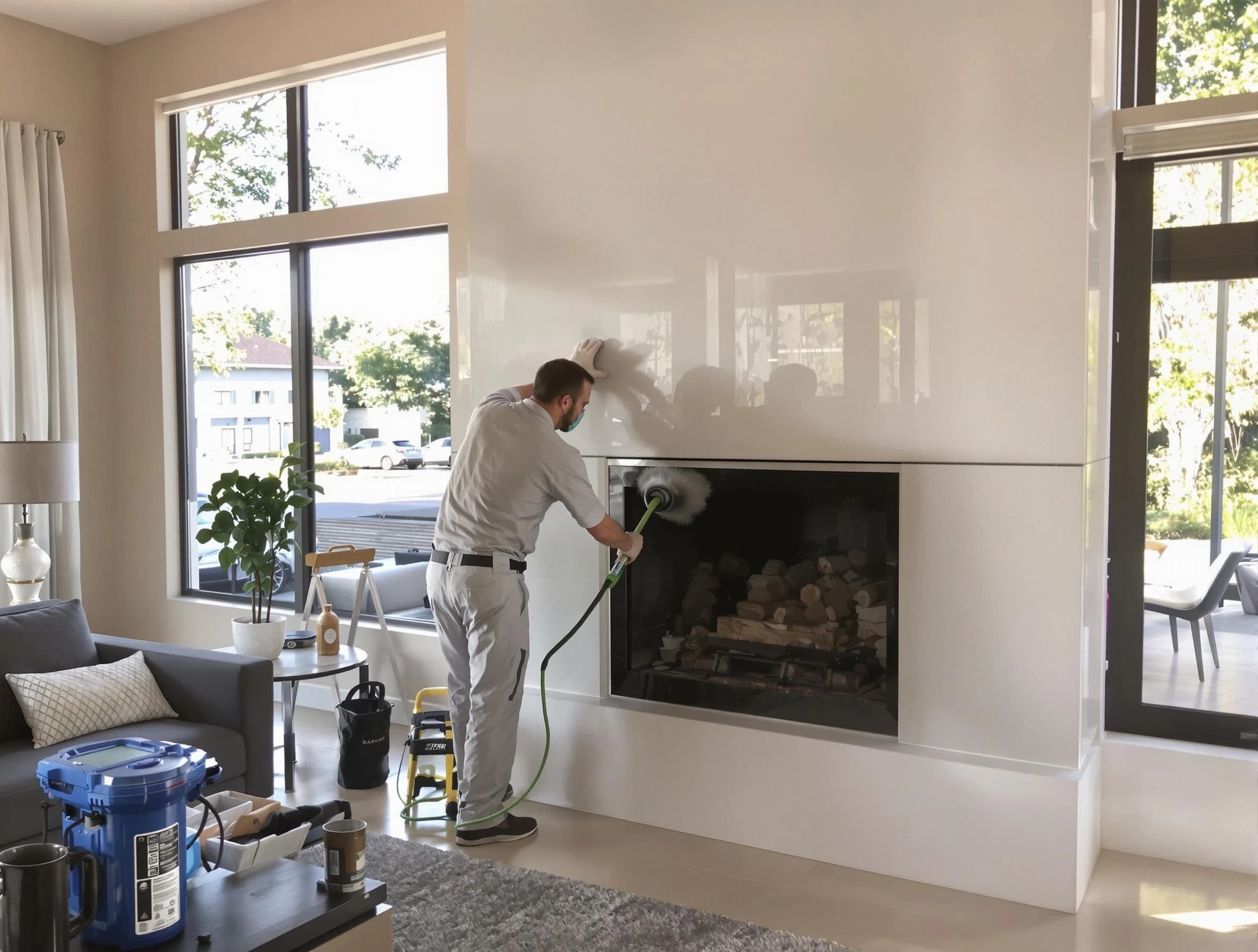 Placitas Chimney Sweep performing thorough soot removal in Placitas, NM