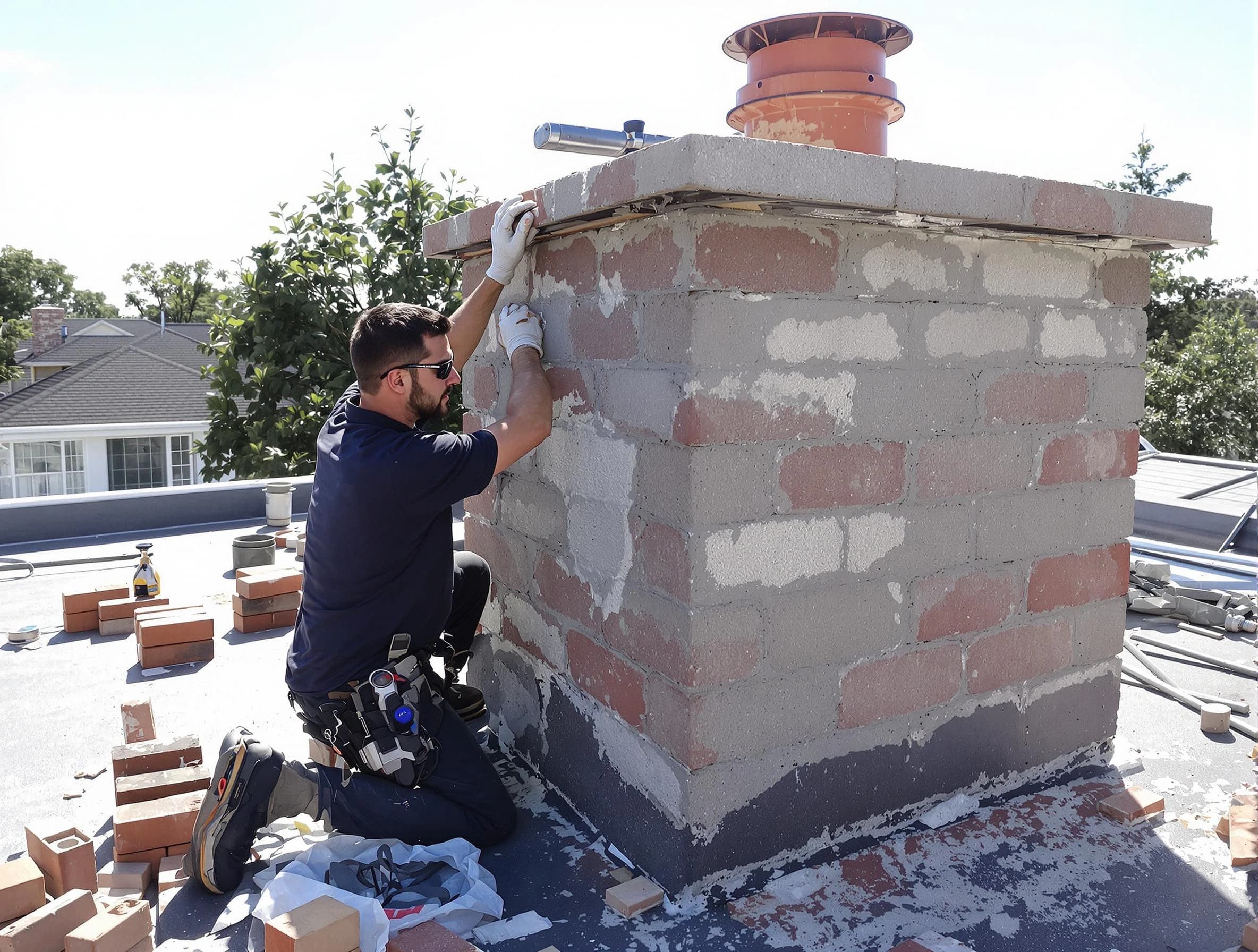 Advanced chimney repair process by Placitas Chimney Sweep in Placitas, NM