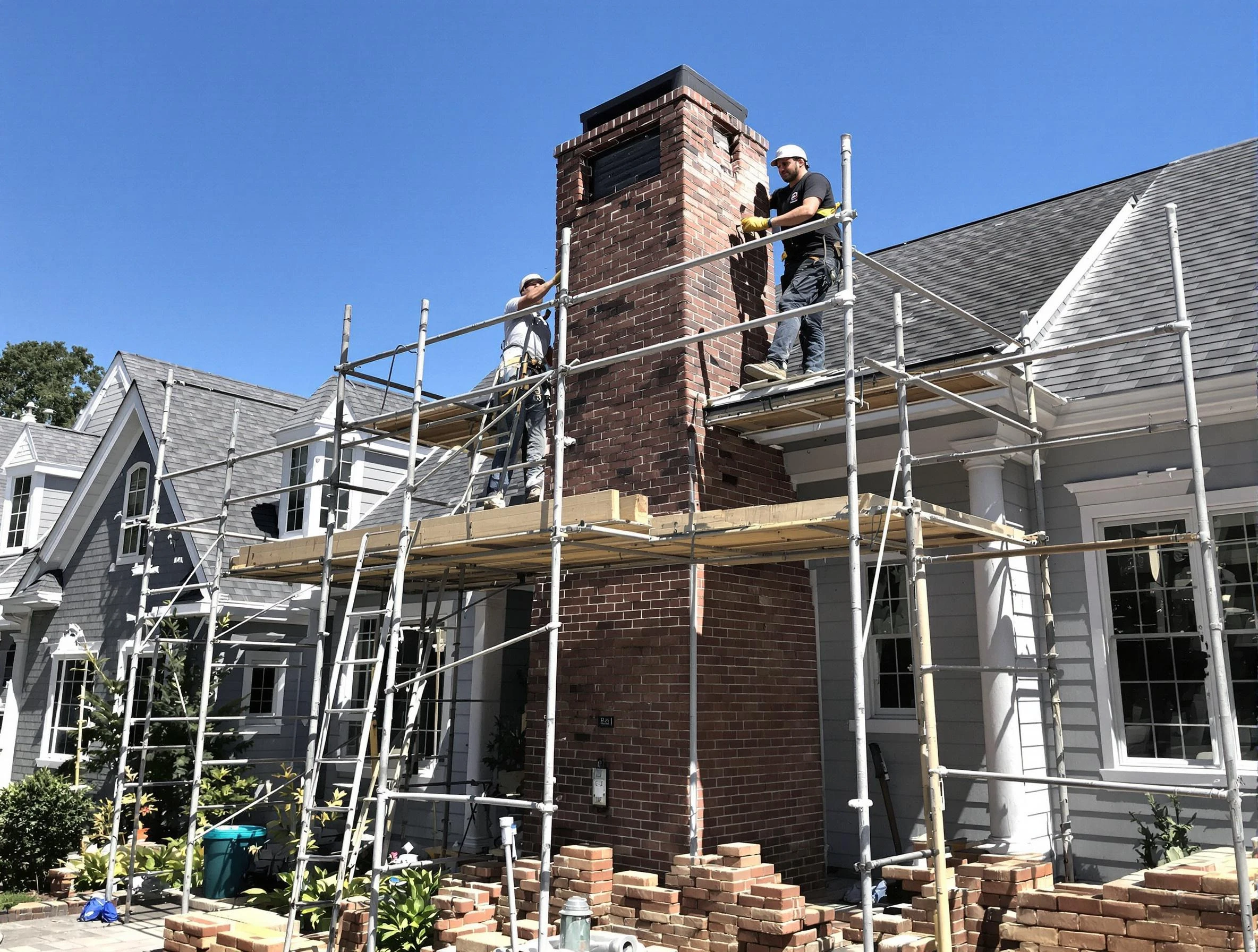 Chimney Rebuilding in Placitas