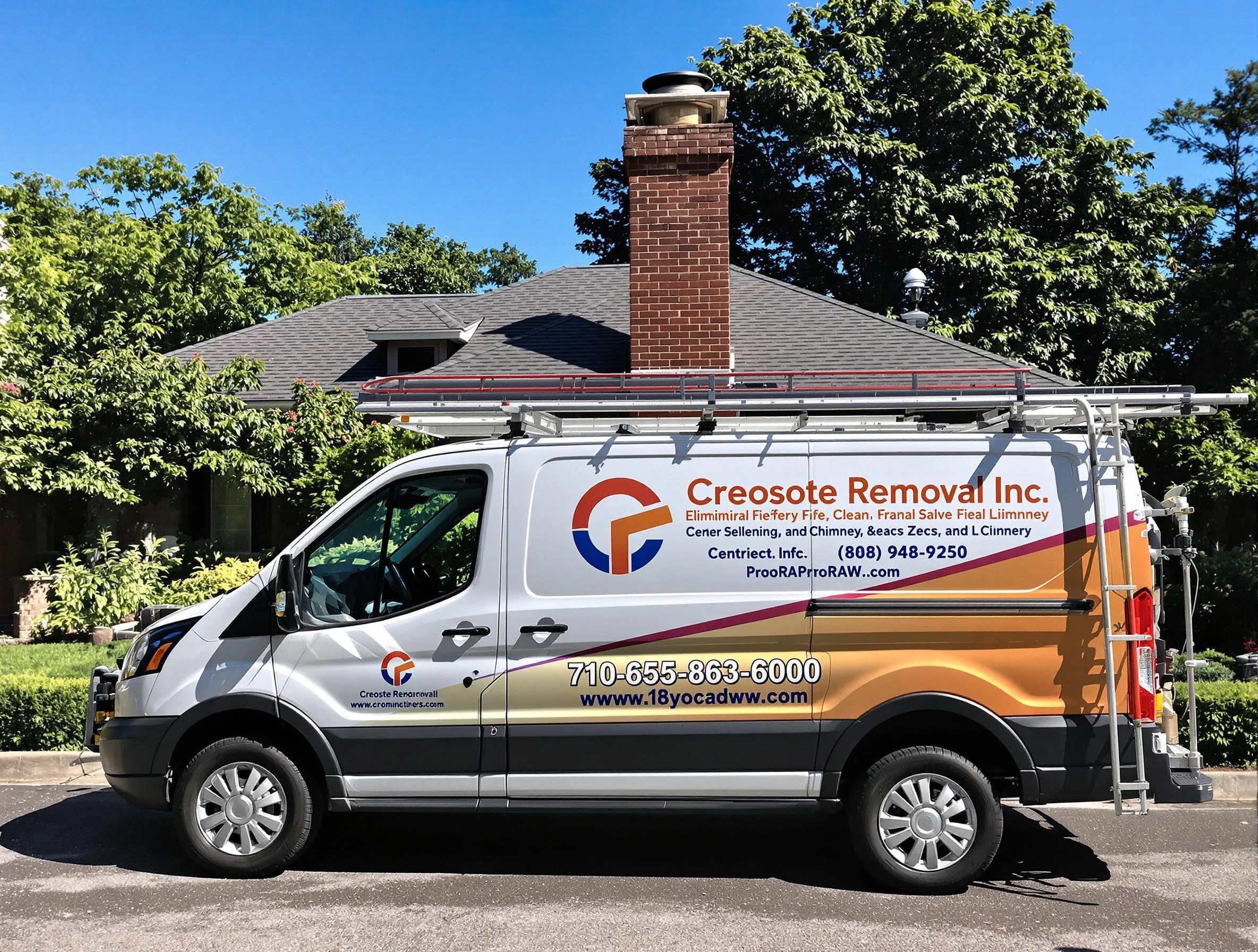 Placitas Chimney Sweep technician removing creosote safely in Placitas, NM